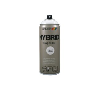 BARVNI SPREJ MOTIP HYBRID RAL.: 9003 400 ML BELI