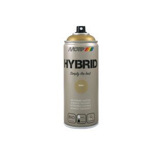 BARVNI SPREJ MOTIP HYBRID ZLATI 400ML