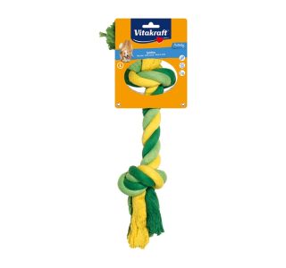 IGRAČA ZA PSA VITAKRAFT VLEKA BOMB.PISAN 37CM/300G, 2VOZLA
