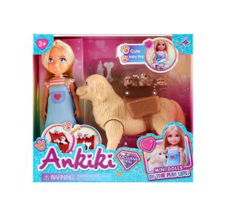 IGRAČE ZA DEKLICE MASEN TOYS MALA PUNČKA S PSOM 7225454