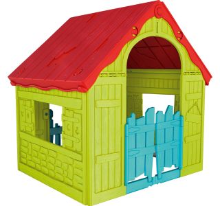 IGRALNA HIŠICA KETER ZLOŽLJIVA 102X90X111 CM