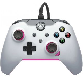 IGRALNI PLOŠČEK PDP XBOX BEL - FUSE ROZA ŽIČNI