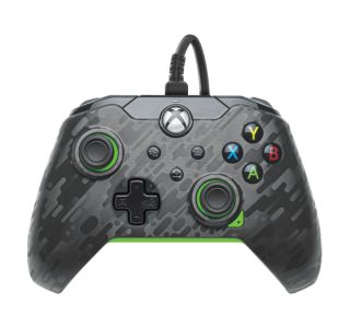 IGRALNI PLOŠČEK PDP XBOX CARBON - NEON ZELEN ŽIČNI