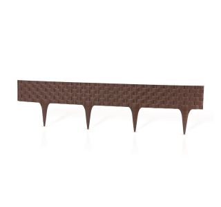 IZD. ZA UREJANJE POVRŠIN PVC PALISADA RATTAN RJAVA GPPRAT-08-025BR 1/3