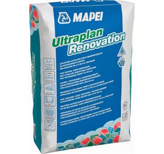 IZRAVNALNA TALNA MASA MAPEI ULTRAPLAN RENOVATION 25KG Z MIKROVLAKNI