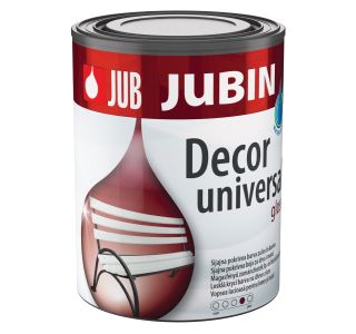 POKRIV.PREM.ZA KOV.,LES JUB JUBIN DECOR UNIVERSAL GLOSS BELI 1001 0.65 L