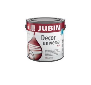 POKRIV.PREM.ZA KOV.,LES JUB JUBIN DECOR UNIVERSAL BELI MATT 1001 2.25 L