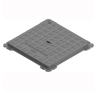 KANALSKI LTŽ POKROV Z OKVIRJEM 2PR-LINK, 301X301MM, B125KN, H28MM