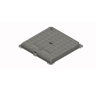 KANALSKI LTŽ POKROV Z OKVIRJEM 2PR-LINK, 600X600MM, C250KN, H45MM