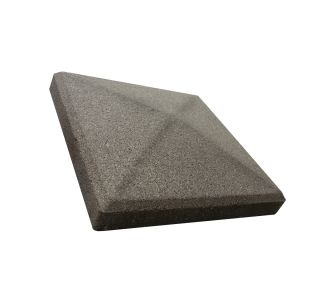 BETONSKI IZDELEK GOREC KAPA SIVO ČRNA ZA STEBER 39X39X7 CM