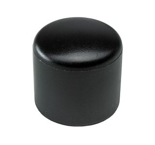 KAPICA PVC FI 20 MM ZAV=4KOS ČRNA