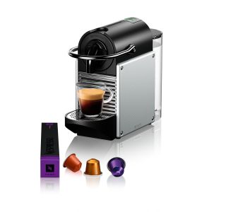 KAVNI APARAT, KAPSULE NESPRESSO PIXIE SREBRN