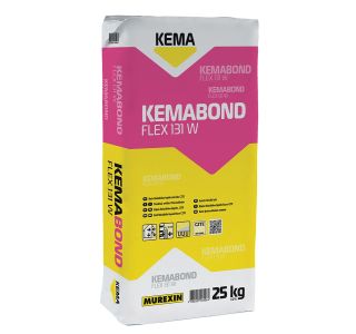 LEPILO ZA PLOŠČICE KEMA KEMABOND FLEX 131 W - BEL 25KG C2TE