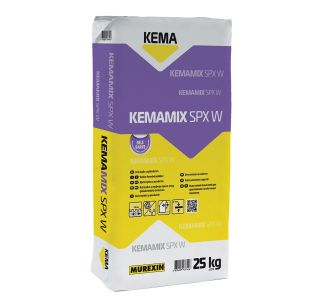 GRADBENO LEPILO KEMA KEMAMIX SPX W BELA 25KG- BELO LEPILO ZA PLINOBETON