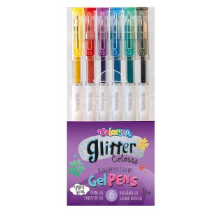 KEMIČNI SVINČNIK COLORINO GEL GLITTER BL. 6/1 80912PTR