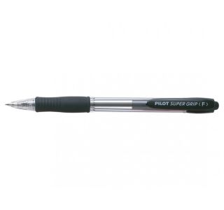 KEMIČNI SVINČNIK PILOT SUPER GRIP ČRN F