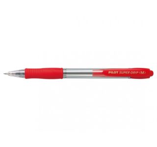 KEMIČNI SVINČNIK PILOT SUPER GRIP RDEČ M