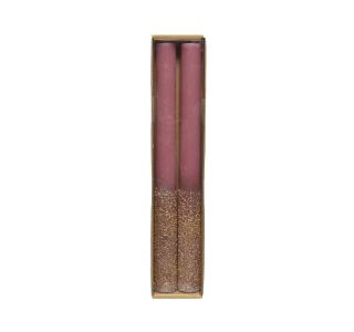 KONUS SVEČA DECORIS ROZA 2/1, FI 2.2 CM VIŠINA 25 CM