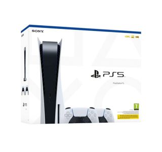 KONZOLA PS SONY PS5 C ŠASIJA + PS5 DUALSENSE BELA