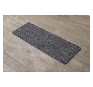 KOPALNIŠKA PREPROGA TENDANCE MICROFIBER SPOMINSKA PENA PEBBLE 45X120 CM T. SIVA