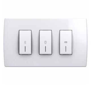 KOPALNIŠKO STIKALO MODUL KOPALNIŠKI SET 3X20AX BELI, 4M, SOFT