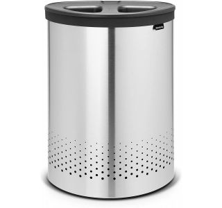 KOŠ ZA PERILO BRABANTIA SELECTOR 55 L, MATT STEEL ZA LOČEVANJE PERILA