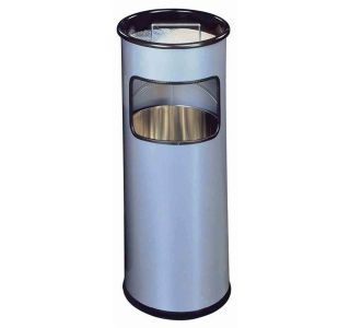 KOŠ ZA SMETI DURABLE S PEPELNIKOM 3330 SREBRN