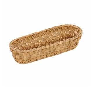 KOŠARA ZA KRUH KESPER 41X16X7 CM VEČNAMENSKA PLETENA PRALNA