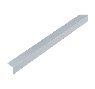 KOTNI PROFIL ALBERTS PVC, 20X20X1X1000 MM ALUMINIJ IZGLED