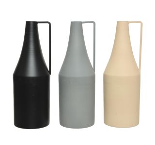 VAZA DECORIS KOVINA, VIŠINA 29 CM SORT