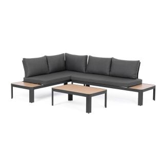 NARELLE CHAR YK13 CORNER SOFA SET3 W-CU