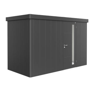 KOVINSKA VRTNA HIŠKA BIOHORT 180X348X222 CM NEO 1D STANDARD VRATA