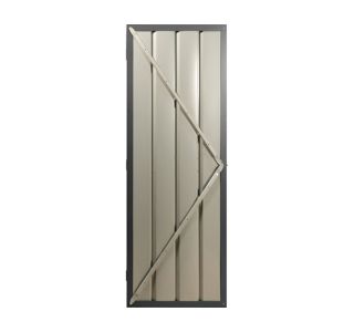 DODATKI ZA KOVINSKE HIŠKE GLOBEL KOMPLET VRAT 2 ANTRACIT 200 X 67 CM (HD2E)