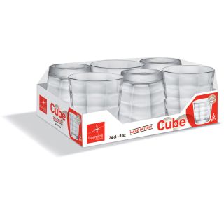 KOZAREC ZA VODO/SOK BORMIOLLI 245 ML CUBE 6/1
