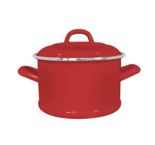 LONEC / KOZICA ENAMELIE KOZICA 1.45 L 16 CM FREJA S POKROVOM