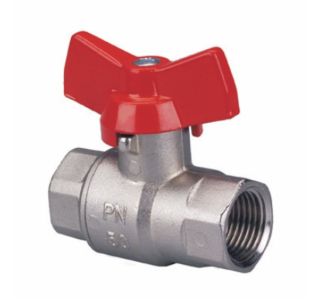 KROGLIČNI VENTIL KOVINA KV 101M 9.5 MM (3/8) METULJČEK