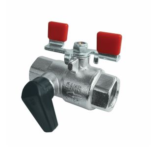 KROGLIČNI VENTIL KOVINA KV 403M 19 MM (3/4 -) Z IZPUSTOM METULJČEK