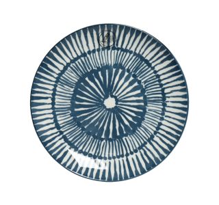 KROŽNIK DECORIS PLITVI, PORCELAN Z VZORCEM, SIJAJ