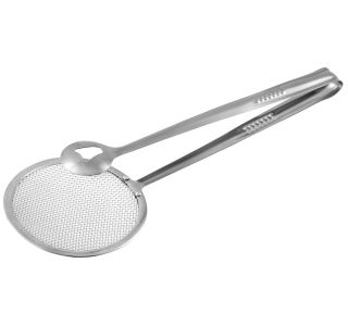KUHINJSKI PRIPOMOČEK FACKELMANN KLEŠČE ZA KROFE S CEDILOM S/S 29CM
