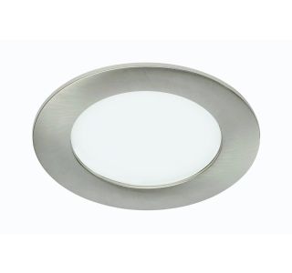 LED PANEL FLAT-IN 7W NW FI 120MM, NIKEL MAT