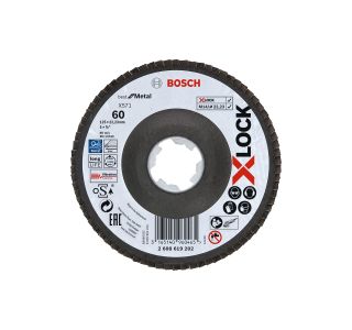 LAMELNA PLOŠČA BOSCH X-LOCK, KOTNA IZVEDBA, VLAKNENA PLOŠČA, '125MM, G 60, X571,