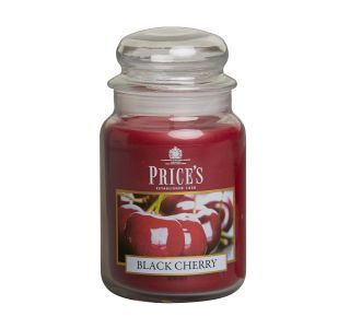 SVEČA V KOZARCU PRICES LARGE JAR BLACK CHERRY