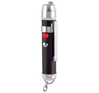 TRUE UTILITY LASERLITE, ČRNA/SREBRNA, MINI LED SVETILKA