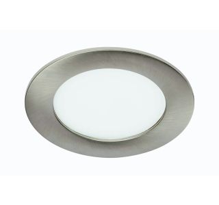 LED PANEL FLAT-IN 7W NW, MAT NIKEL FI 120MM, 3 STEP DIM