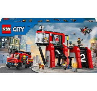 LEGO' CITY 60414 GASILSKA POSTAJA Z GASILSKIM VOZILOM