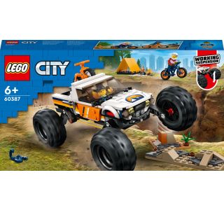 LEGO CITY GREAT VEHICLES 60387 PUSTOLOVŠČINE S TERENSKIM VOZILOM