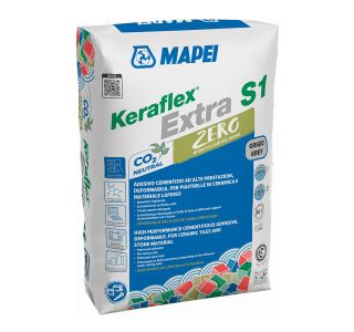 LEPILO ZA PLOŠČICE MAPEI KERAFLEX EXTRA S1 ZERO SIV 25KG C2TE S1