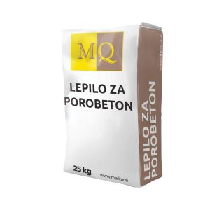 OGNJEVZDRŽNI DODATEK MQ LEPILO ZA POROBETON BELO VRE= 25 KG PAL= 48 VREČ