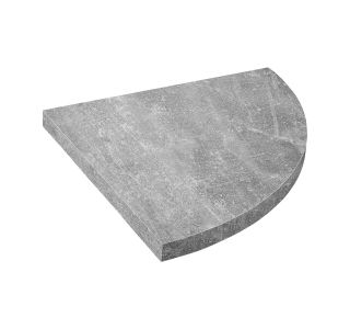 LESENA POLICA JEWE 25X25X1.6 CM BETON SIVA KOTNA