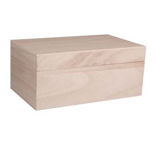 LESENI USTVARJAL. DODATKI RAYHER LESENA ŠKATLA S POKROVOM 20X12X9 CM